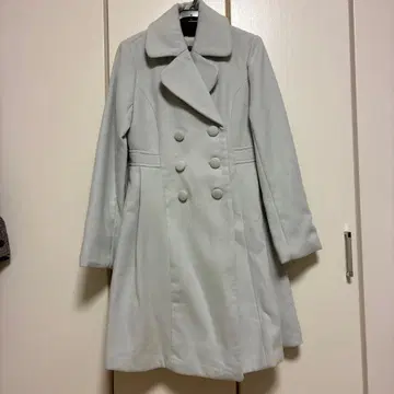 새상품급 dazzlin 라이트 그레이 더블 브레스트 코트