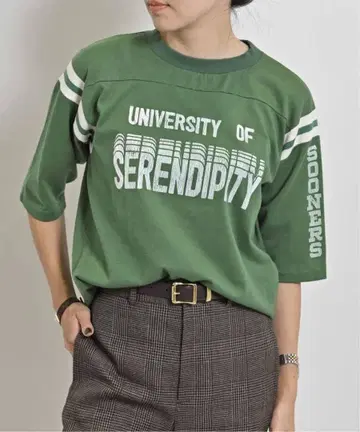 택 포함 새상품 [ STAMMBAUM ] FOOTBALL TEE