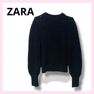 [미사용에 가까움] ZARA 긴팔 니트 블랙 M