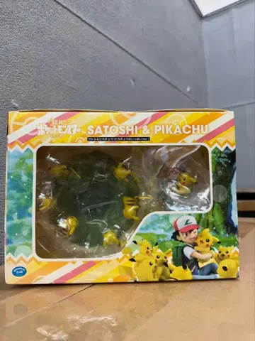 포켓몬 지우와 피카츄 피규어 세트