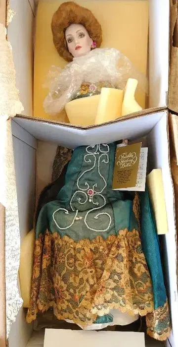 [ 레어 미사용 ] 프랭클린 에어룸 인형 깁슨 걸