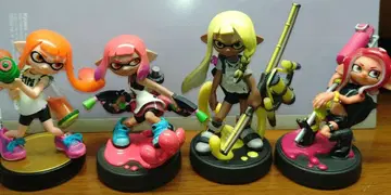 스프라툰 시리즈 amiibo 걸 4체 세트