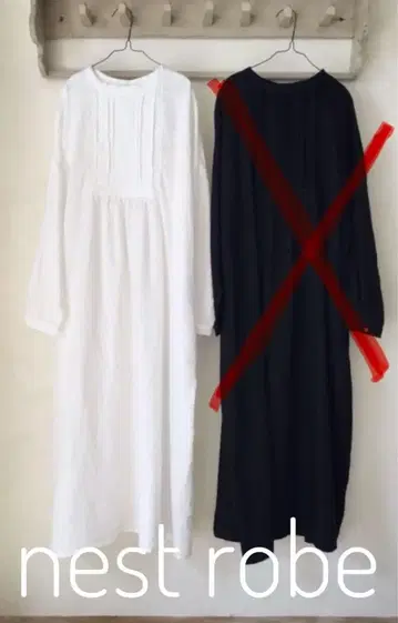 네스트로브 nest robe 린넨 화이트 레이스 원피스