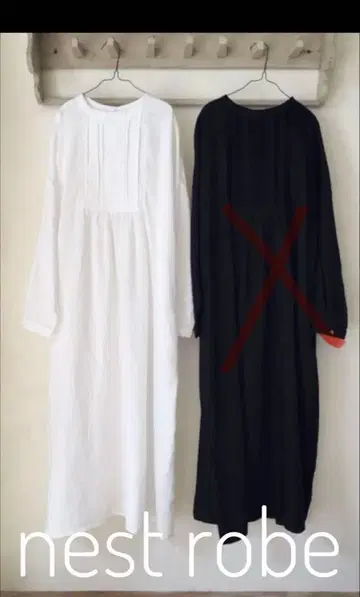 네스트로브 nest robe 린넨 화이트 레이스 원피스