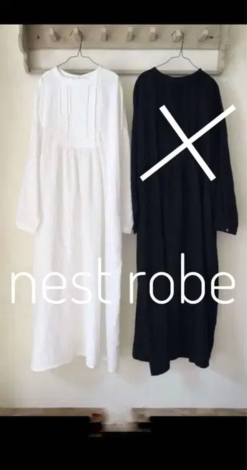 네스트로브 nest robe 린넨 화이트 레이스 원피스