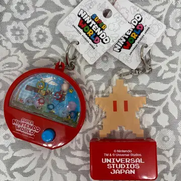 USJ 한정판 슈퍼 닌텐도 월드 키링 세트