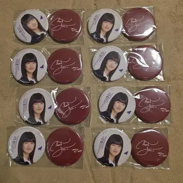 노기자카46 생탄 기념 캔뱃지 요시다 아야노 크리스티 x 8 세트