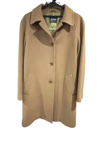 구제 중고 HERNO 캐시미어 코트 베이지 42 옷걸이 포함