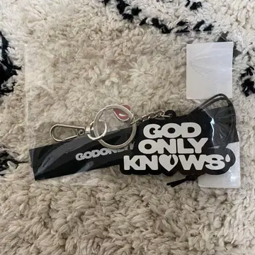 이와타 타카노리 GOD ONLY KNOWS 로고 키링 블랙