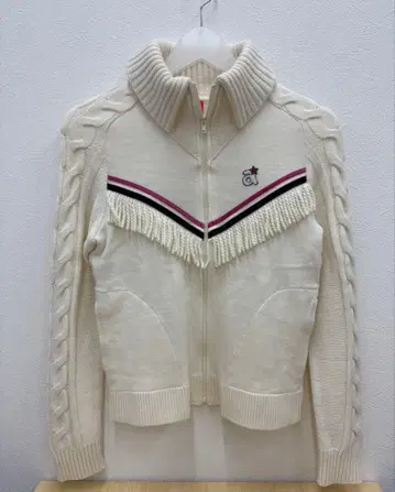 아르치비오 가디건 니트 골프웨어 프린지 가디건