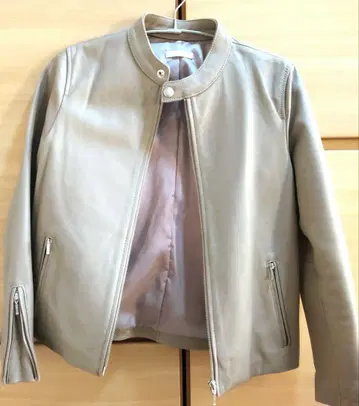 ITEMS URBAN RESEARCH 램 가죽 싱글 라이더 자켓