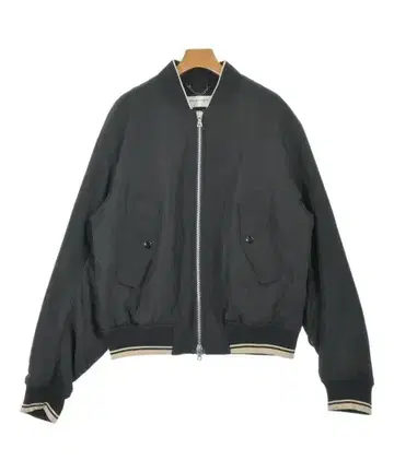 DRIES VAN NOTEN 밀리터리 블루종 남성용