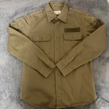 AVIREX 밀리터리 셔츠 XL 올리브 그린