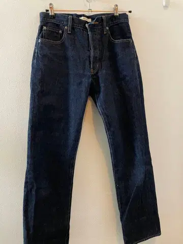 MOUSSY 다크 블루 스트레이트 데님 26