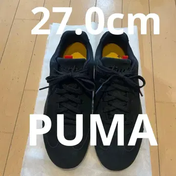 푸마 블랙 스웨이드 스니커즈 드라이빙 슈즈 27.0cm