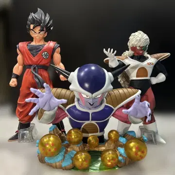 드래곤볼 제일복권 프리저&손오공&지스 피규어 3체 세트