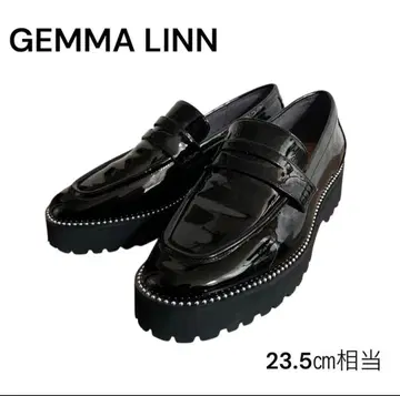 가격 인하! GEMMA LINN 블랙 로퍼 23.5cm 상당
