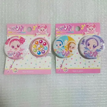 390마트 오쟈마녀 도레미 캔뱃지 2세트