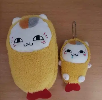 나츠메 우인장 새우튀김 냥코 선생님 파우치 키링 봉제 인형