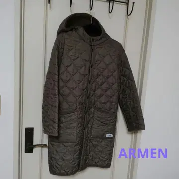 ARMEN 아르멘 퀼팅 자켓 후드 부착