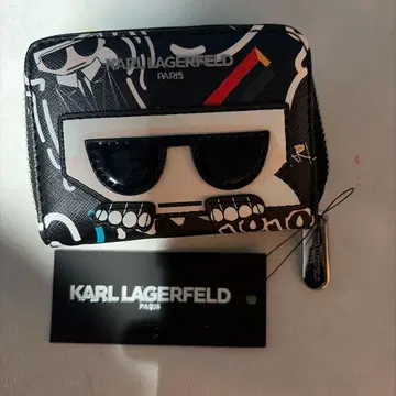 미사용 레어 KARL LAGERFELD 카드 케이스 미니 지갑