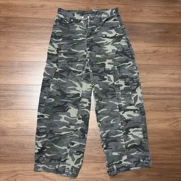 카모플라쥬 카고 팬츠 복수 포켓