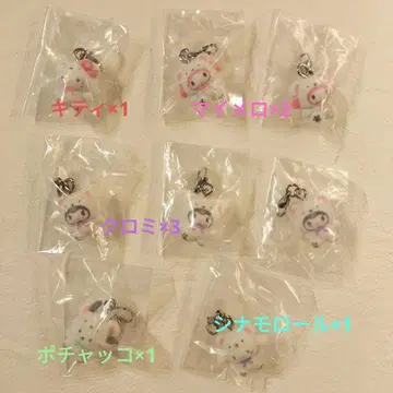 산리오 캡슐 토이 포근포근 스노우 8개 세트