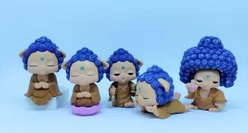 고양이 여래 마스코트 피규어 3탄 노멀 5종 세트 시크릿 없음