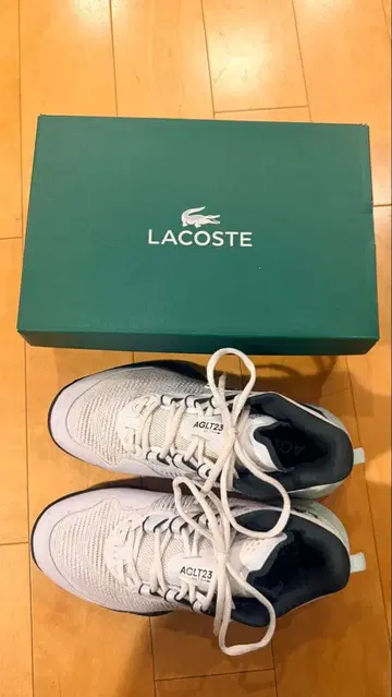 라코스테 테니스화 LACOSTE AGL723 화이트/민트 스니커즈