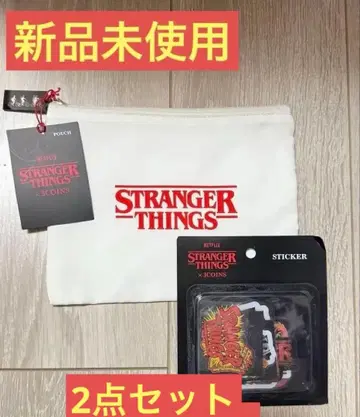 기묘한 이야기 스티커 & 파우치 쓰리코인즈