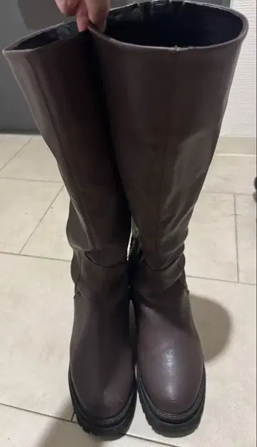 JEANASIS 지나시스 비거 롱 부츠 인조 가죽 M 사이즈