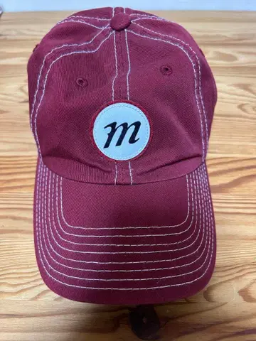 vintage cap red microsoft