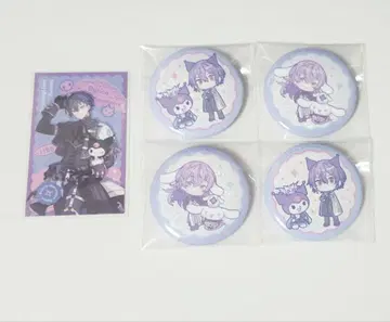 니지산지 Dytica x 산리오 캐릭터즈 캔뱃지 폴라로이드