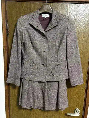 [ 새상품급 ] TWO:C 투씨 트위드 셋업 스커트 수트 40 L