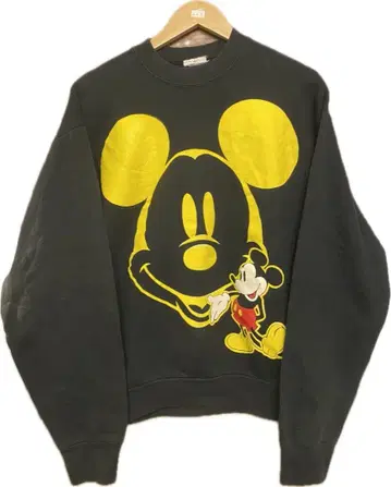 미키마우스 프린트 트레이닝복 블랙