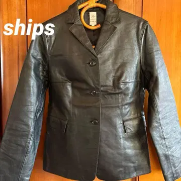ships 쉽스 가죽 소가죽 테일러드 자켓