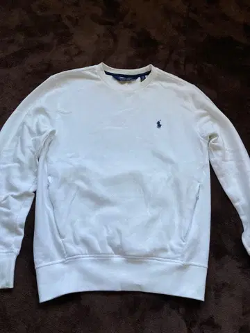 랄프 로렌 속기모 화이트 트레이닝복