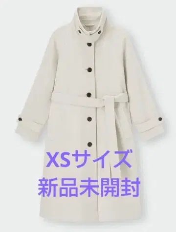 GU 코지 멜톤 발마칸 코트 택 포함 새상품 XS