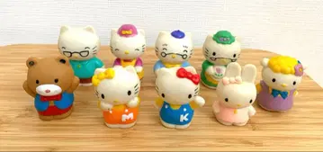 산리오 헬로키티 패밀리 손가락 인형 레트로