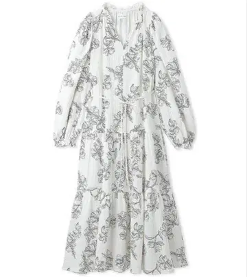 [ SNIDEL HOME ] 새상품급 트리플 거즈 원피스 (룸웨어)