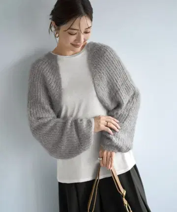 STYLEDELI 빠지지 않는 포근한 루즈 니트 볼레로