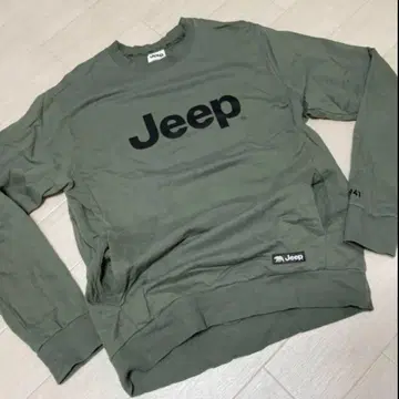 Jeep 로고 트레이닝복 M 사이즈 올리브 그린