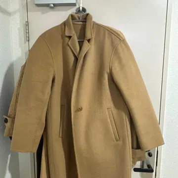 UNIQLO 베이지 롱 코트 M