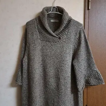 [ 빅 사이즈 ] THEORIA 7부 소매 니트 튜닉