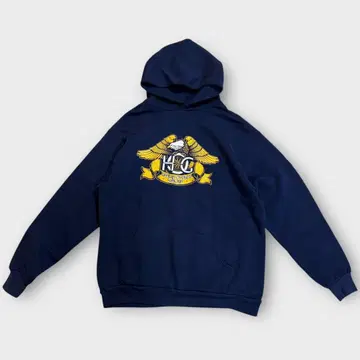 80s USA RUSSELL 할리데이비슨 후드티 빈티지