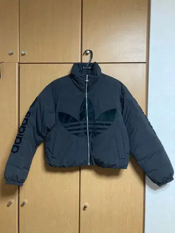 adidas 빅 로고 다운 자켓 택 포함 새상품