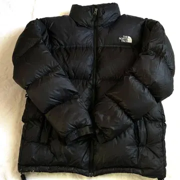 하자품 THE NORTH FACE 눕시 다운 자켓 블랙 L