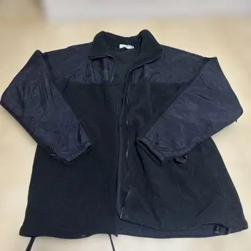 미군 방출 플리스 자켓 블랙 미디엄 롱