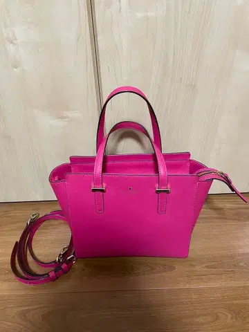 케이트 스페이드 핑크 숄더백 탈부착 가능 스트랩