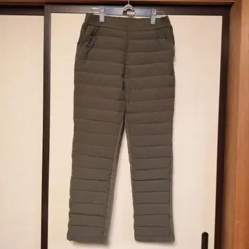 noage 다운 팬츠 퀼팅 스트레치 따뜻한 속기모